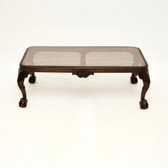 Antique Walnut Queen Anne Style Coffee Table