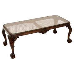Antique Walnut Queen Anne Style Coffee Table
