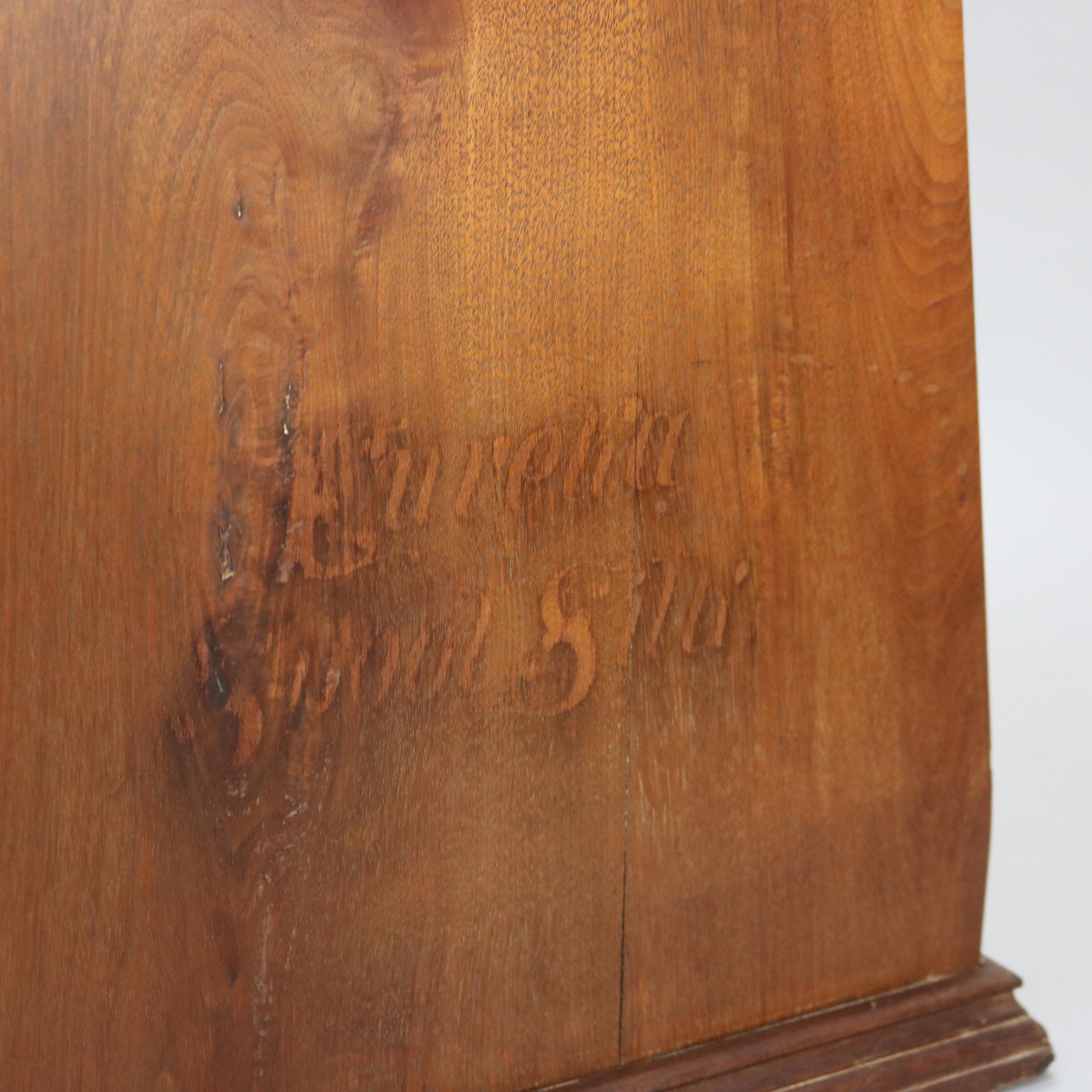Antique Walnut Seven Drawer Spool Cabinet C1890 7