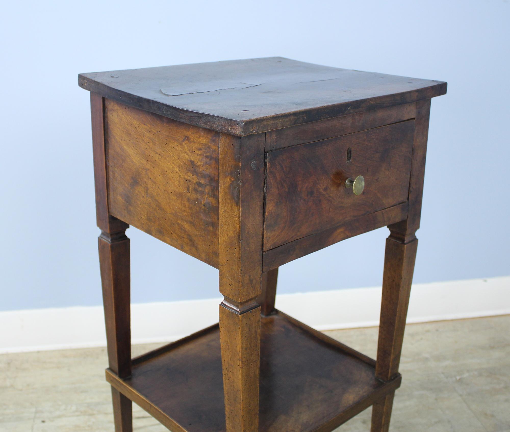 19th Century Antique Walnut Side Table