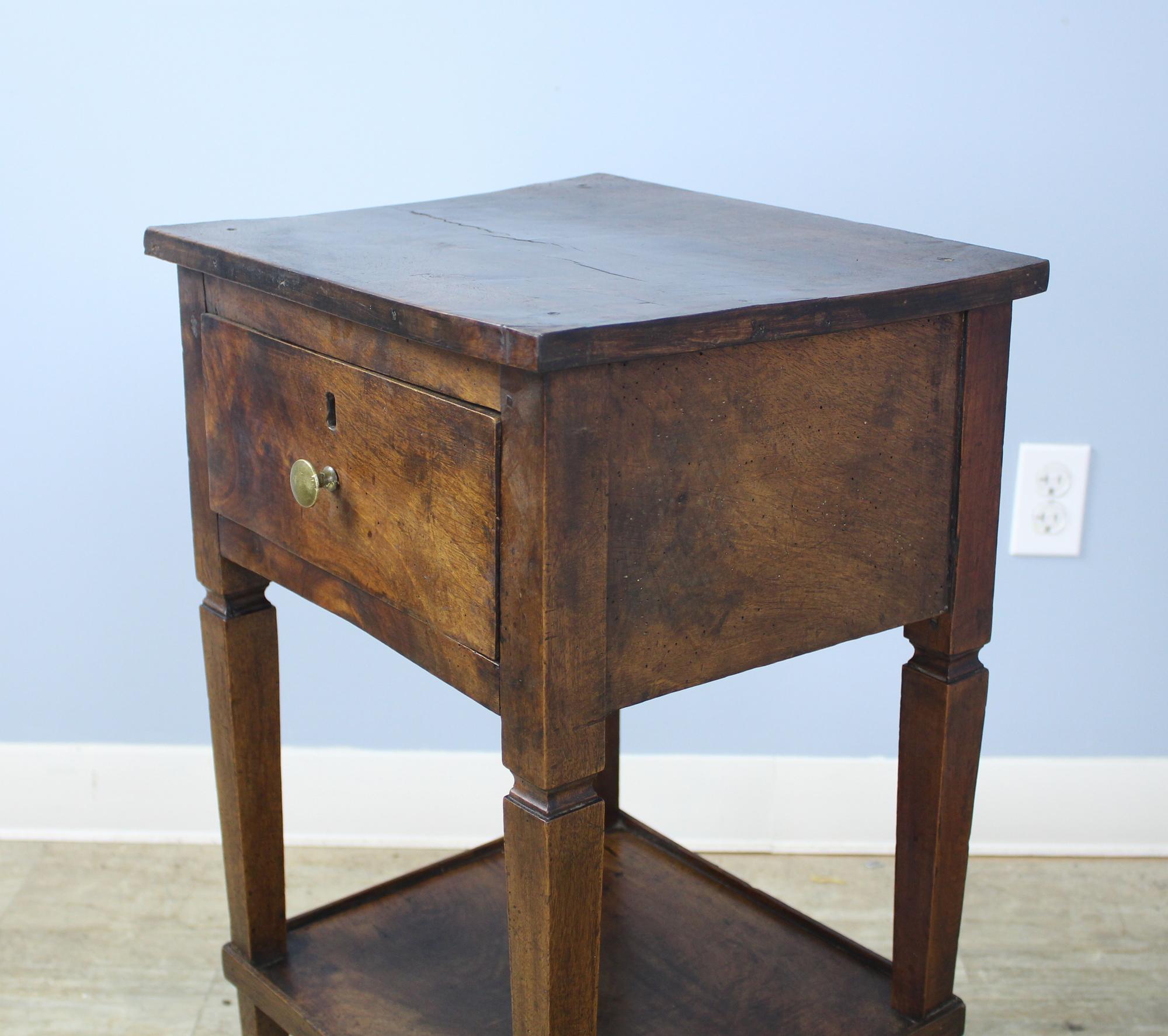 Antique Walnut Side Table 1