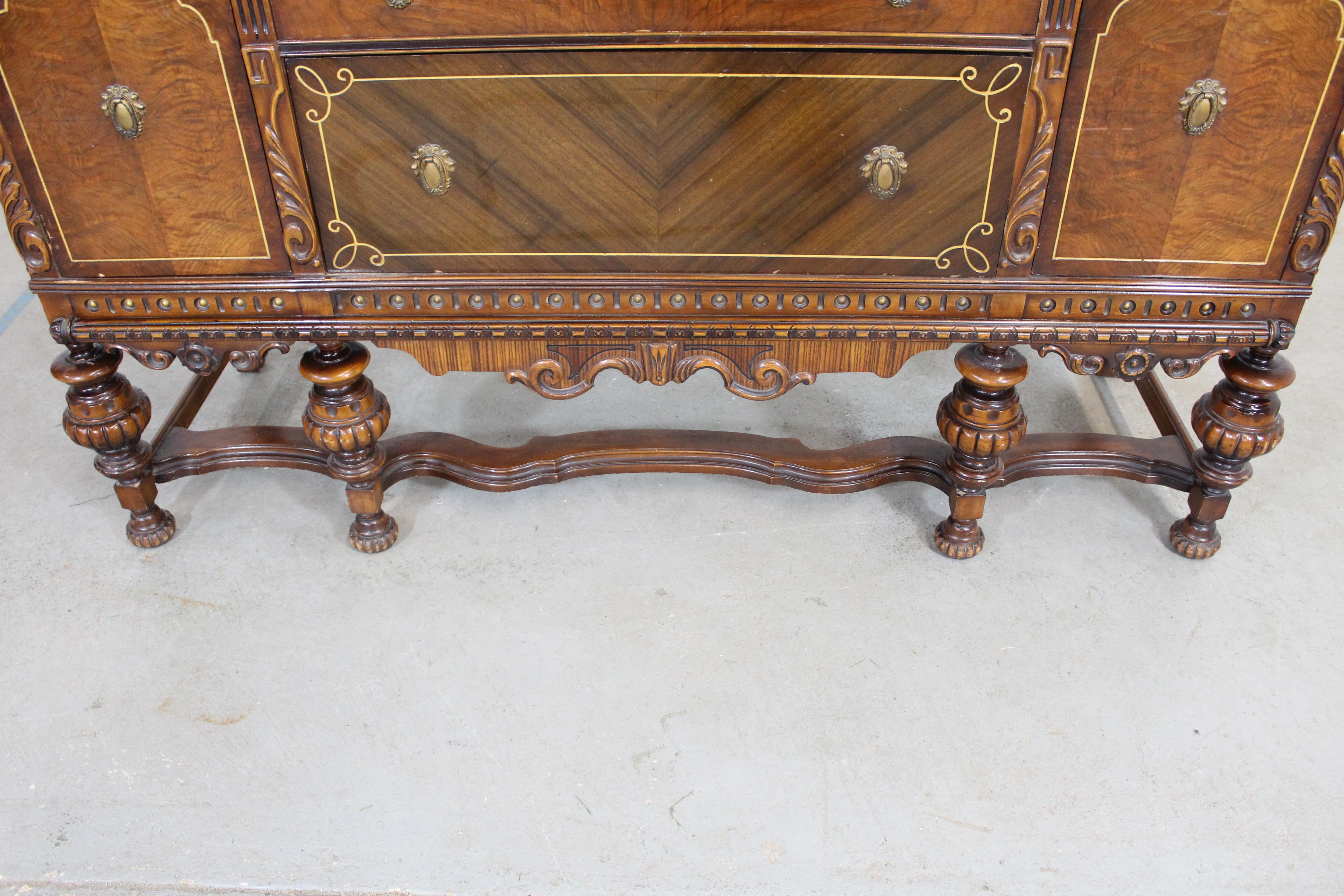 Antique Walnut Sideboard/Credenza 4