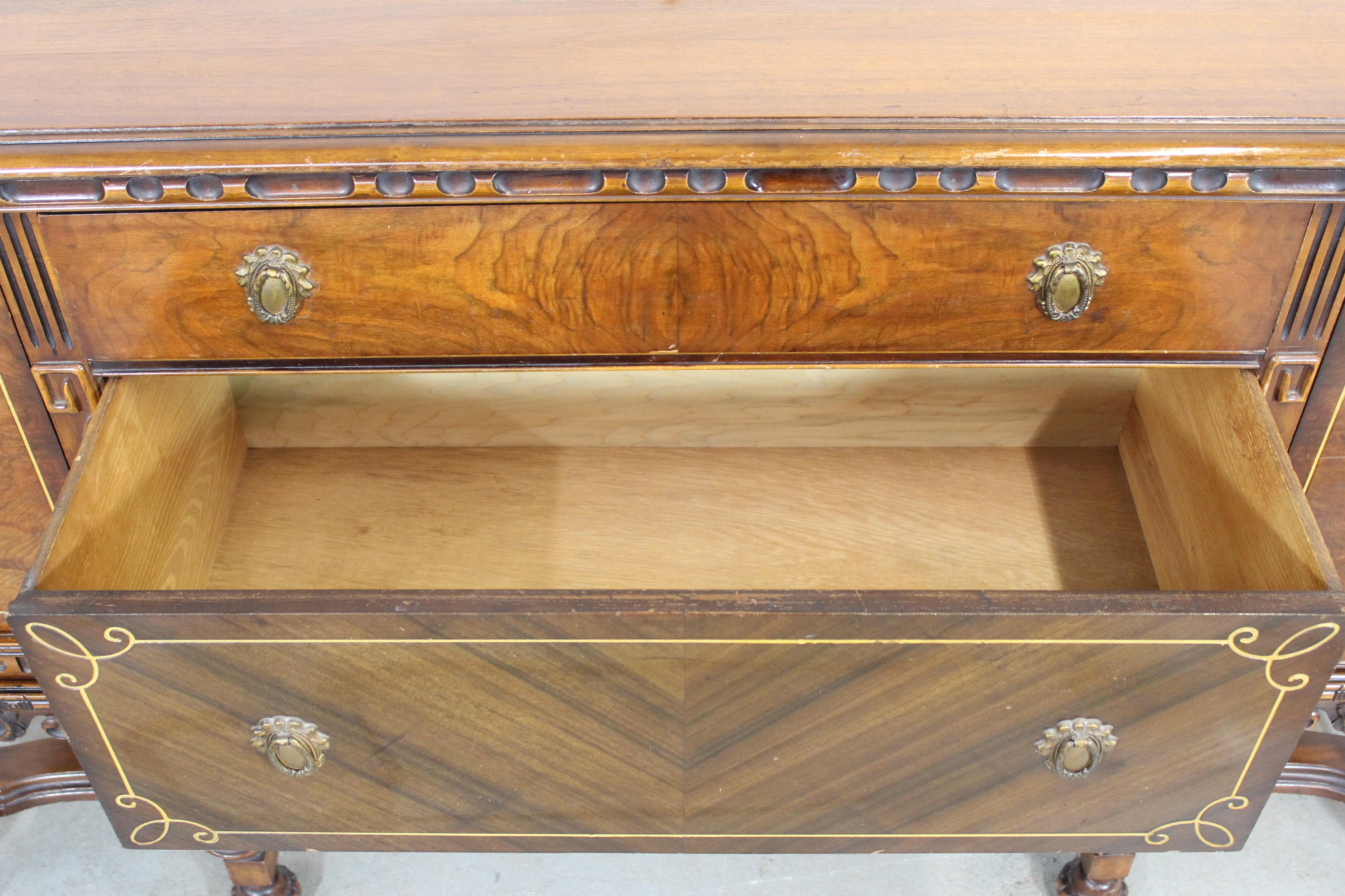 Antique Walnut Sideboard/Credenza 7