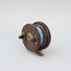 Antique, Walnut Starback Fishing Reel