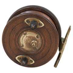 Antique, Walnut Starback Fishing Reel