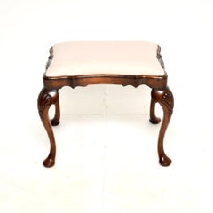 Antique Walnut Stool