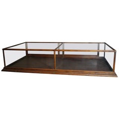 Antique Walnut Store Glass Mercantile Display Case, Nashville History