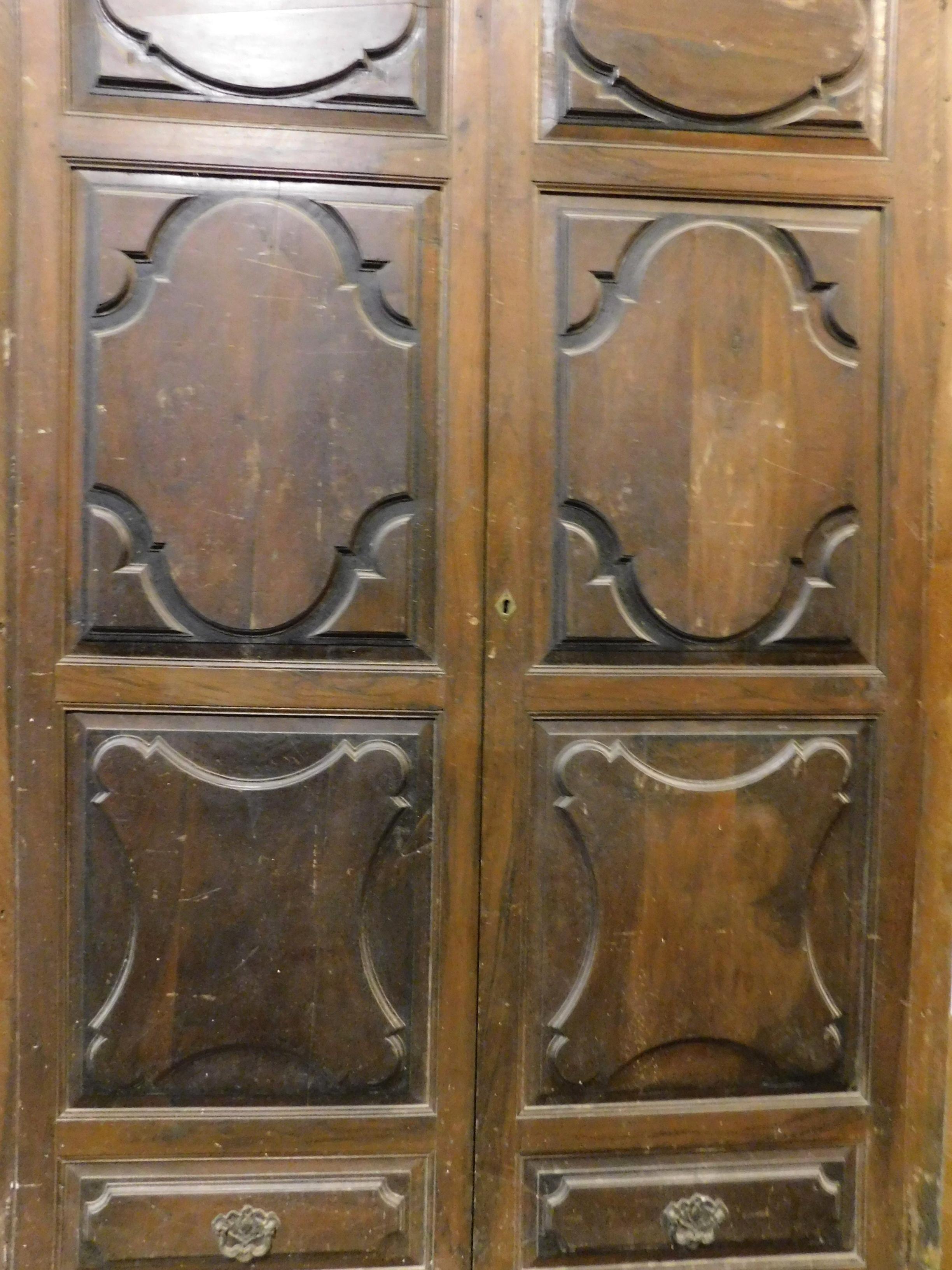 large antique wall cabinet