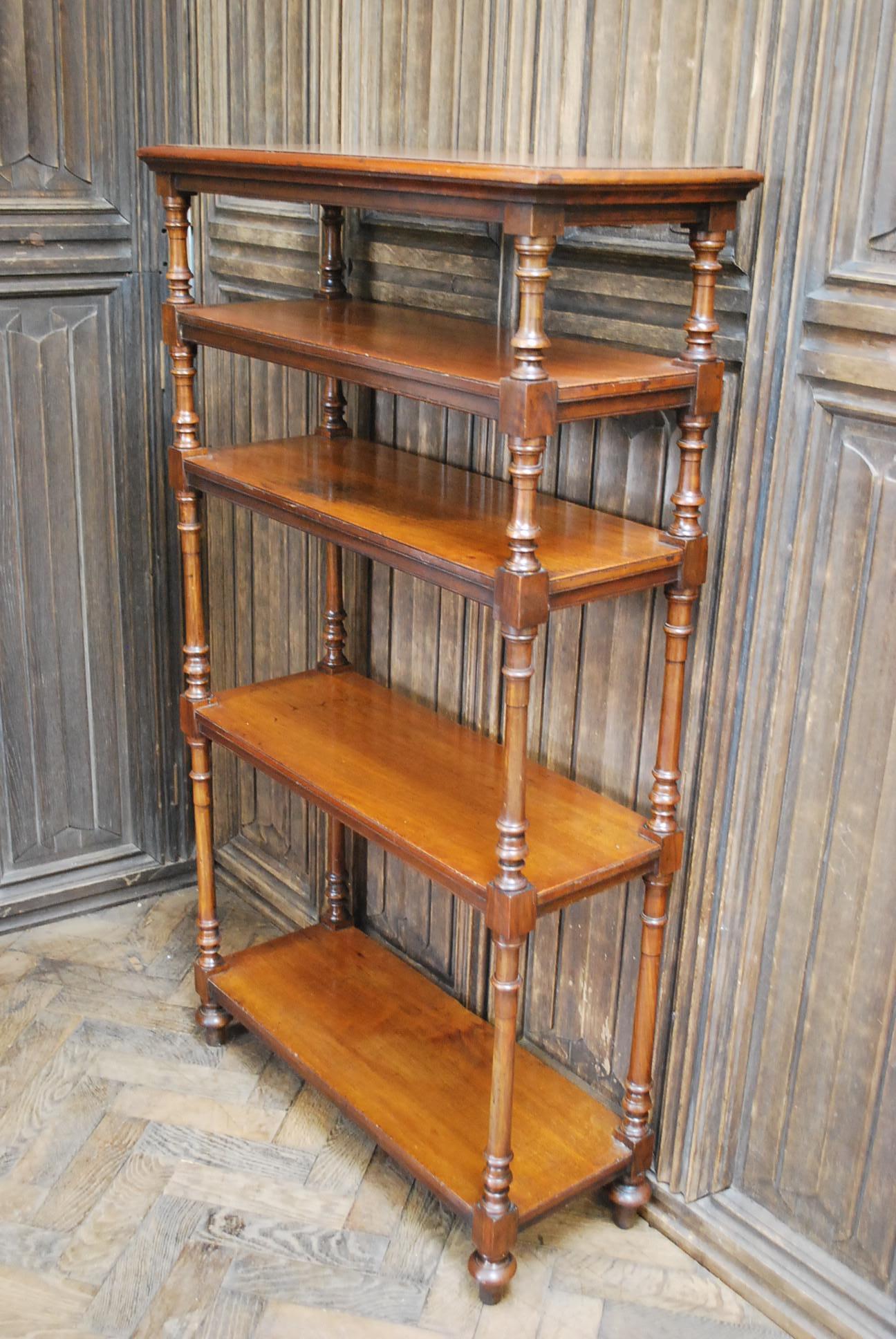 Antique Walnut Whatnot/ Shelves For Sale at 1stDibs