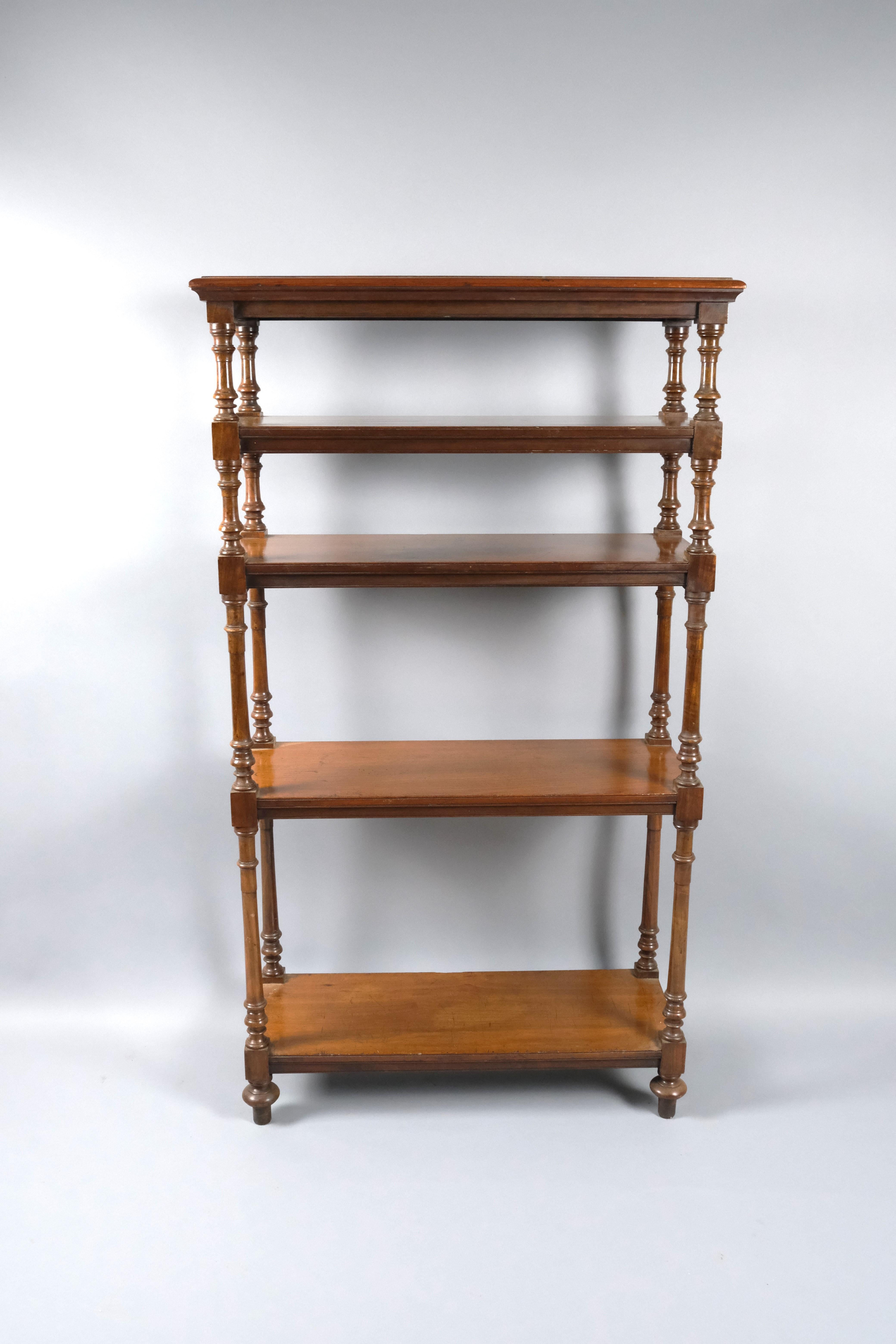 Antique Walnut Whatnot/ Shelves In Good Condition For Sale In Cheltenham, GB