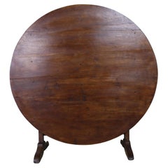 Vintage Walnut Wine or Vendange Table