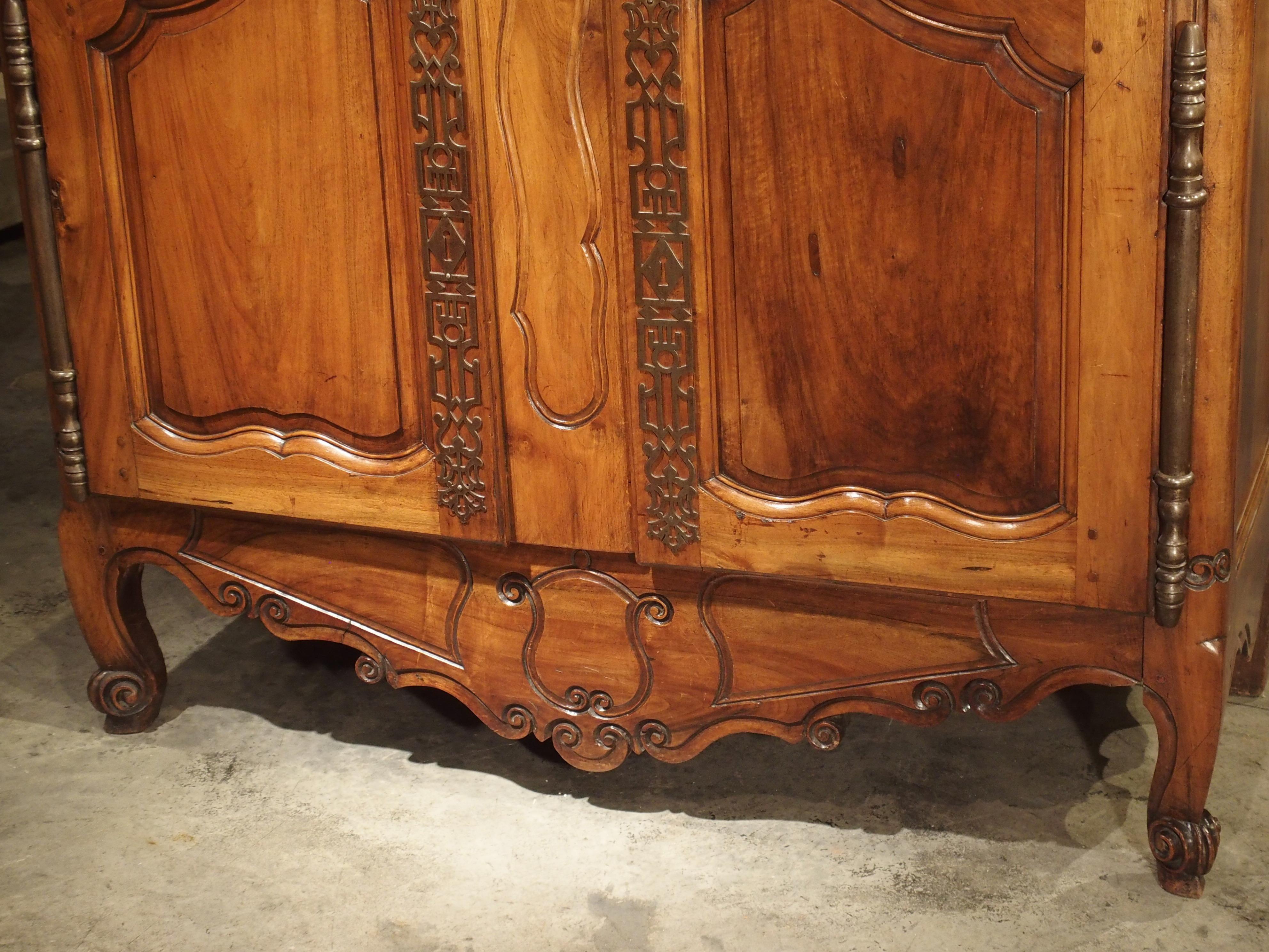 antique walnut armoire