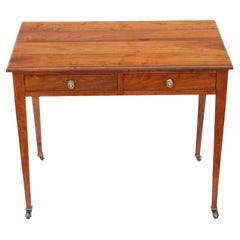 Antique Walnut Writing Desk Dressing Table Side Occasional