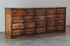 Antique Walnut XL Chest Of Drawers In From France, Circa 1900
