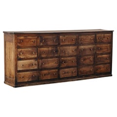 Antique Walnut XL Chest Of Drawers In From France, Circa 1900