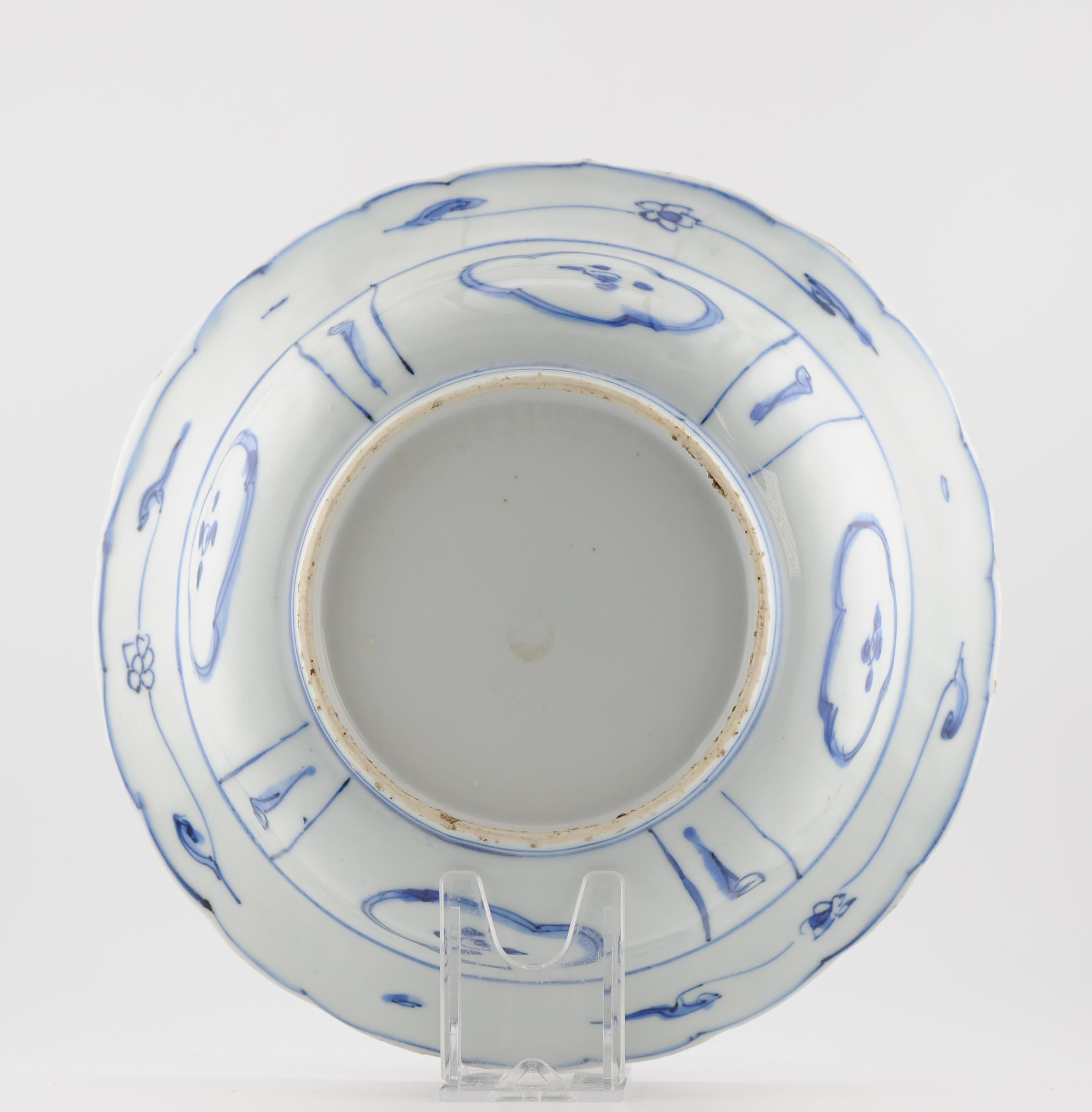Anciennes malles de rabat Kraak en porcelaine chinoise Wanli Ming. Daims de qualité supérieure en vente 6