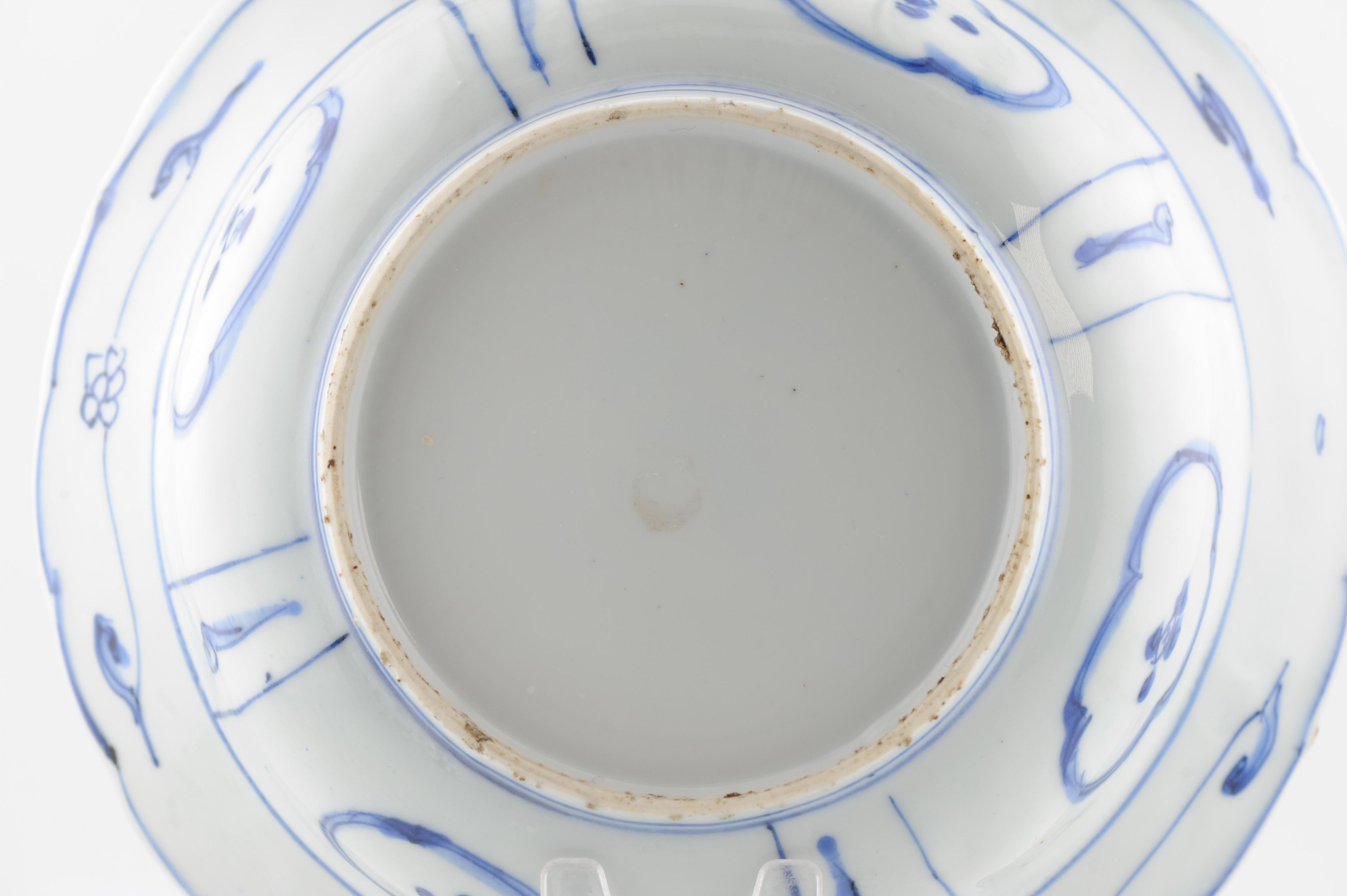 Anciennes malles de rabat Kraak en porcelaine chinoise Wanli Ming. Daims de qualité supérieure en vente 8