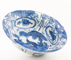 Antique Wanli Ming Chinese Porcelain Kraak Klapmuts. Top Quality DEER