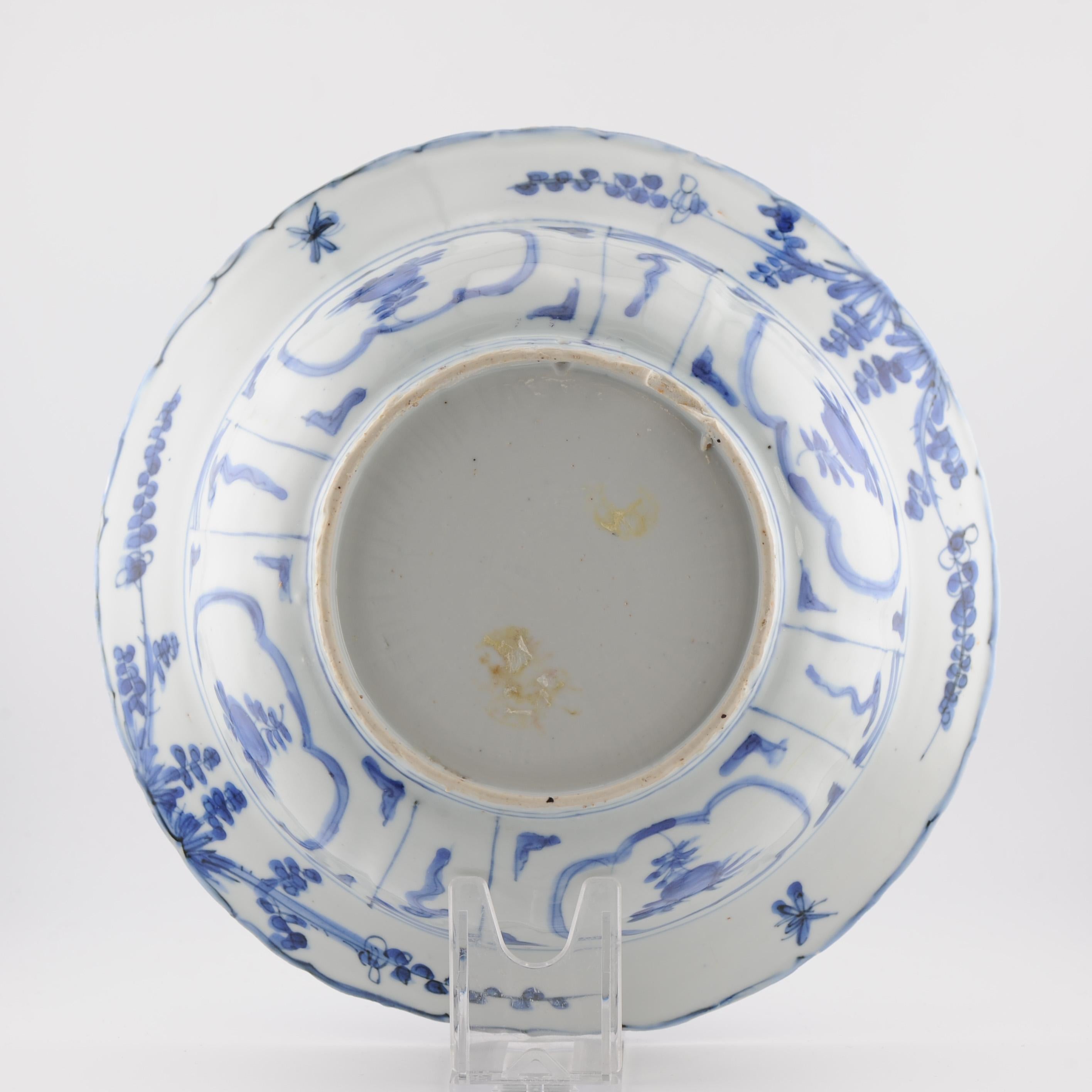 Antique Wanli Ming Chinese Porcelain Kraak Klapmuts. Top Quality For Sale 13