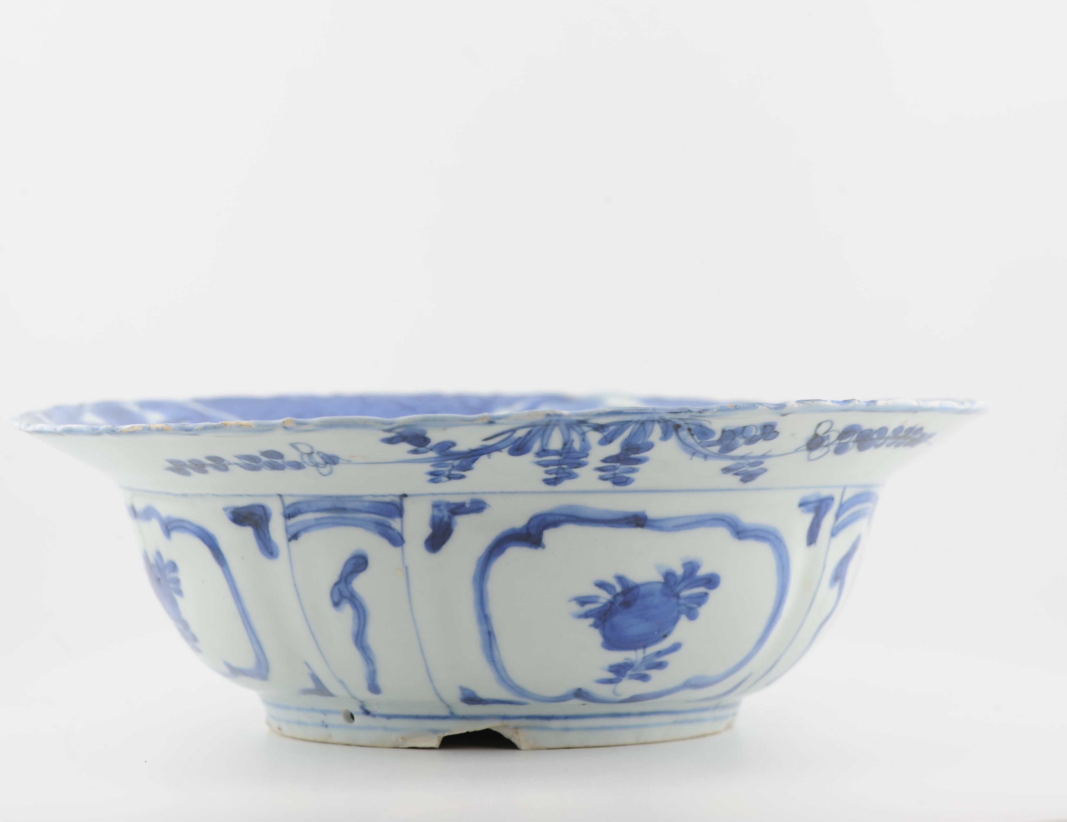 Anciennes malles de rabat Kraak en porcelaine chinoise Wanli Ming. Qualité supérieure en vente 3