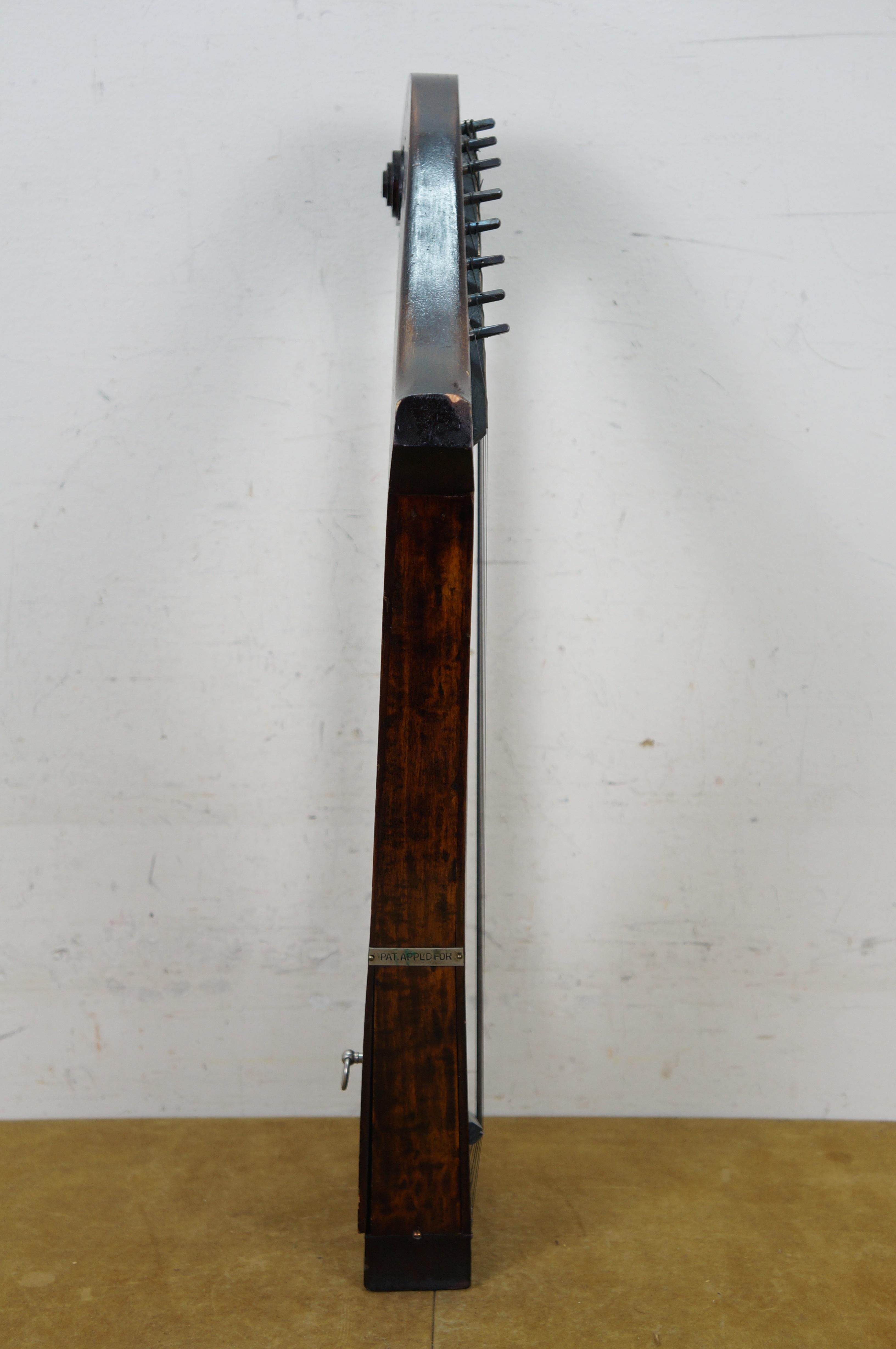 Antike Ward Stilson Mahagoni 9584 Automatische Harfe Spieldose 22