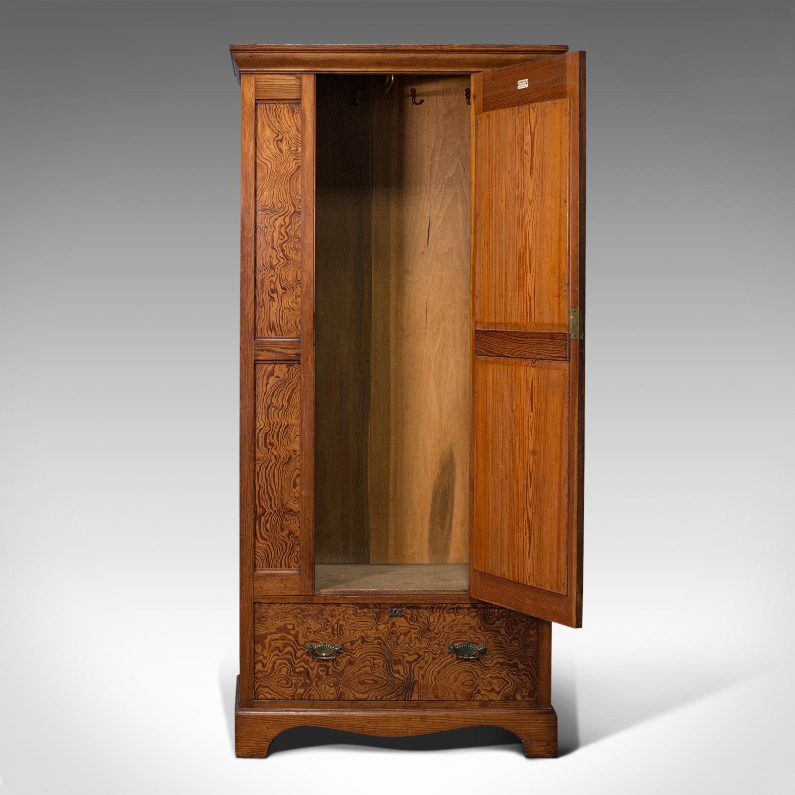 victorian wardrobe with mirror