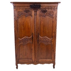 Antique wardrobe, France, circa 1880.