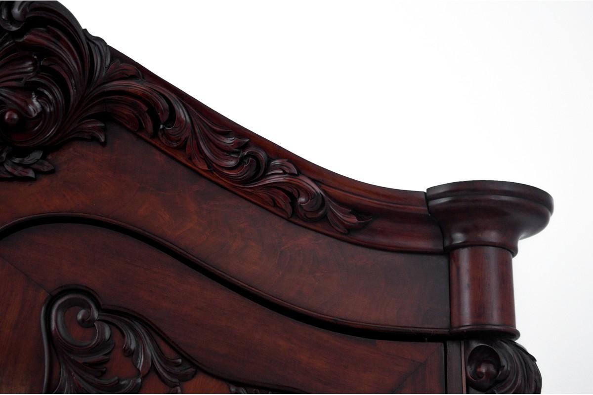 Wood Antique wardrobe, Western Europe, turn of the 19th and 20th centuries. For Sale