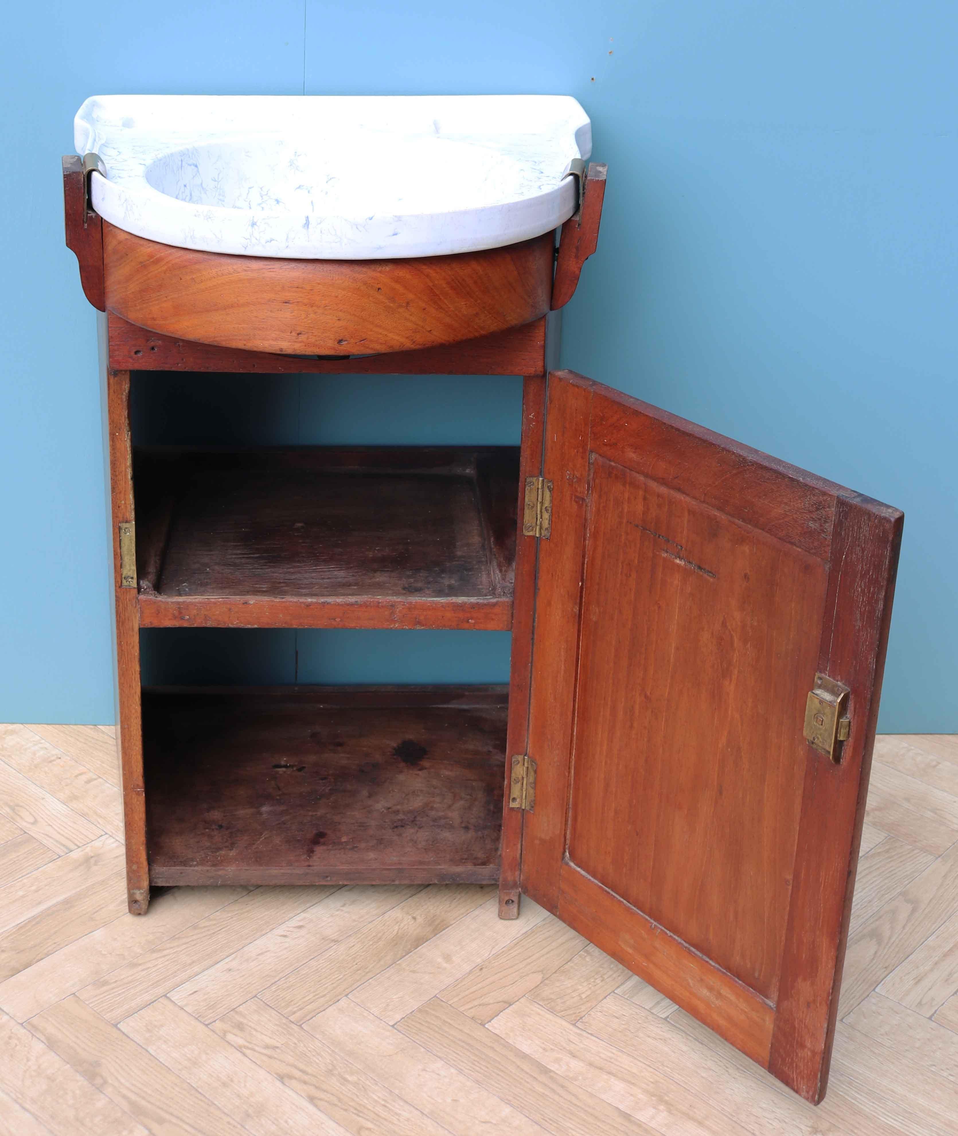 antique wash basin cabinet