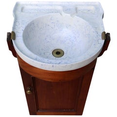 Antique Wash Basin and Cabinet