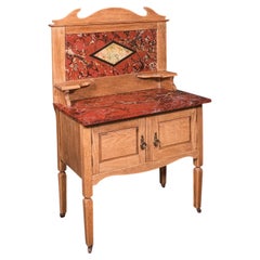 Antique Washstand, English, Pine, Dressing Table, Country House, Edwardian, 1910