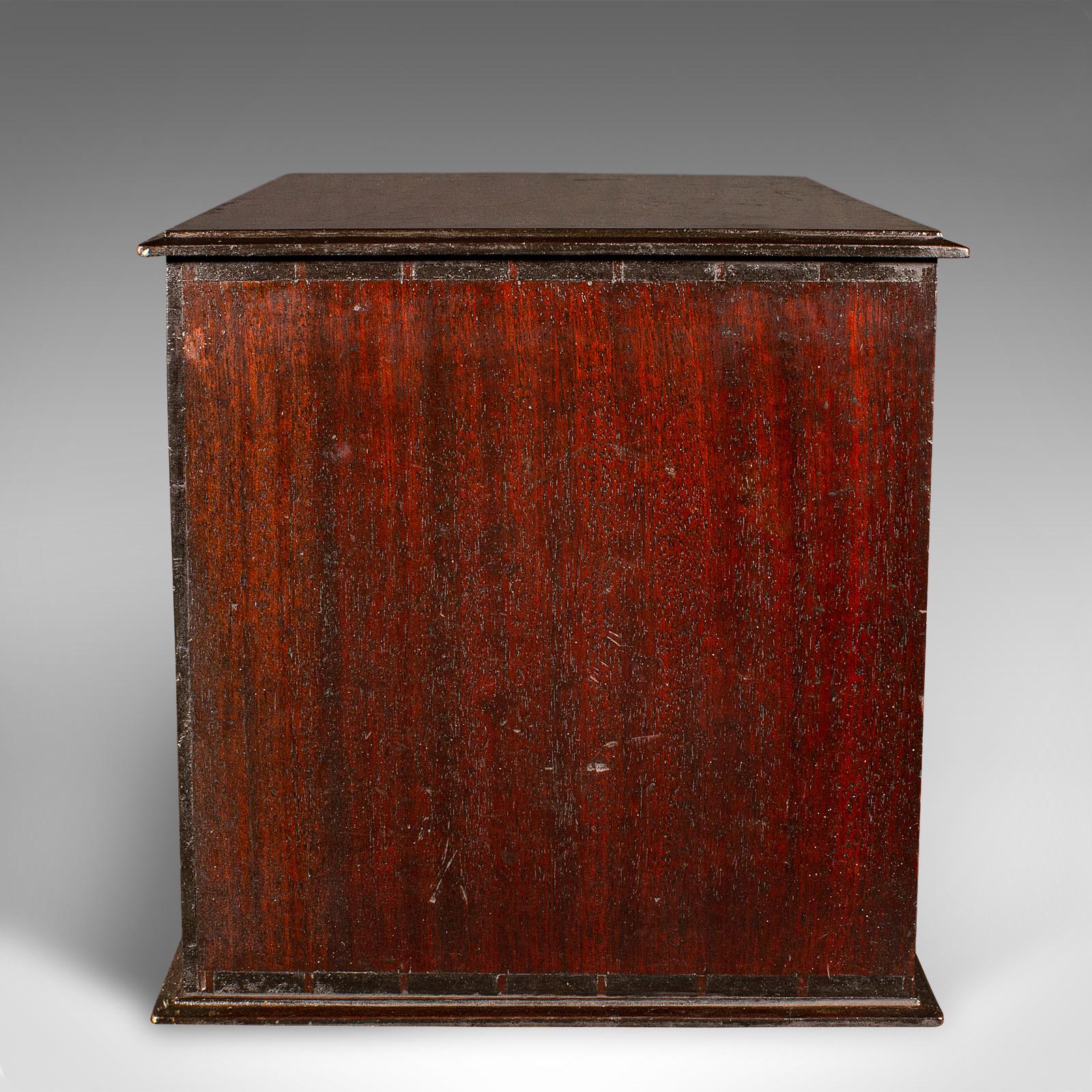 High Victorian Antique Watchmaker's Cabinet, English, Tabletop Work Chest, Victorian, C.1860 For Sale