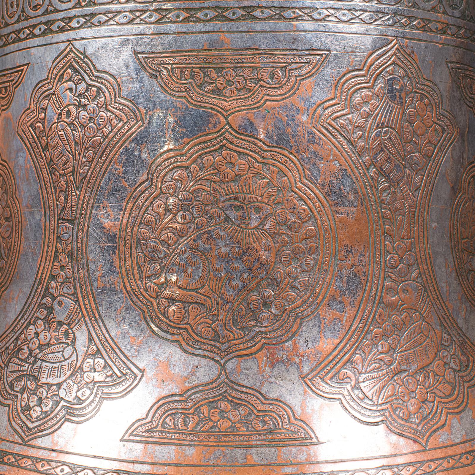 Seau à eau antique birman, cuivre argenté, magasin de cheminée, géorgien, vers 1800 en vente 2