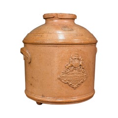filtre à eau antique, anglais, céramique, décoratif, victorien, vers 1870