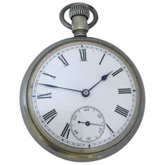 Antike Waterbury & Watch Co. Handgeflügelte Taschenuhr
