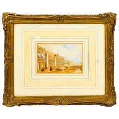 Antique Watercolor Venice by Samuel Prout, Early 19th Century