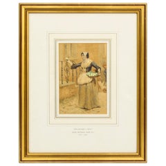 Antique Watercolour 19th Century by Henry Reynolds Steer, Dated 1880