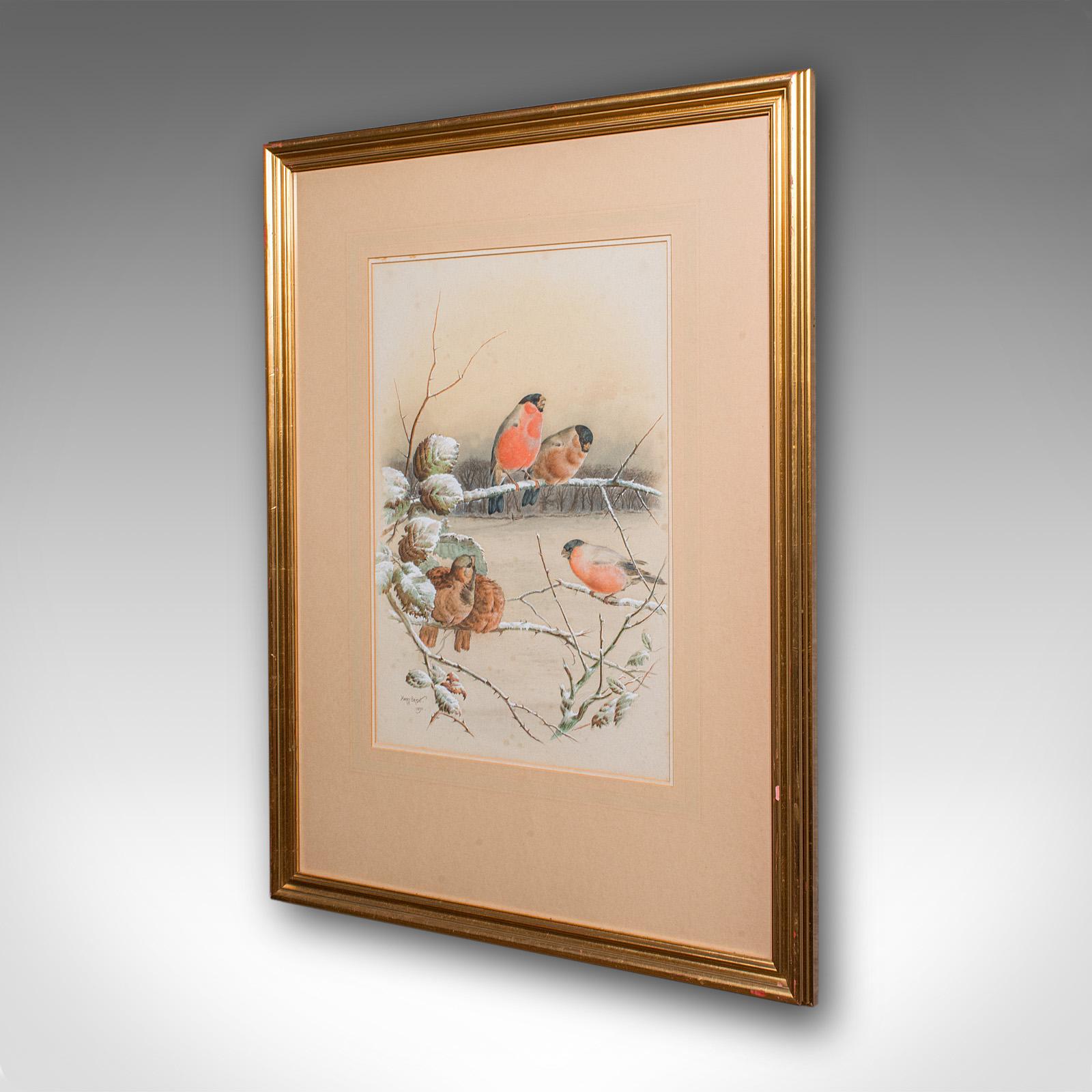 Antikes Aquarell Fink Gemälde, English School, Kunst, Harry Bright, viktorianisch (Spätviktorianisch) im Angebot