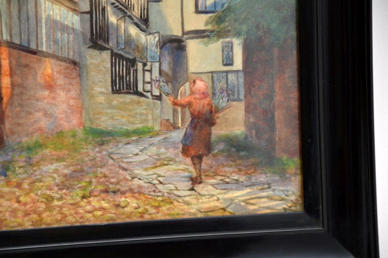 Annie Rye Antique Watercolour Painting of The Mermaid Inn, Rye by Annie L. Lee ...