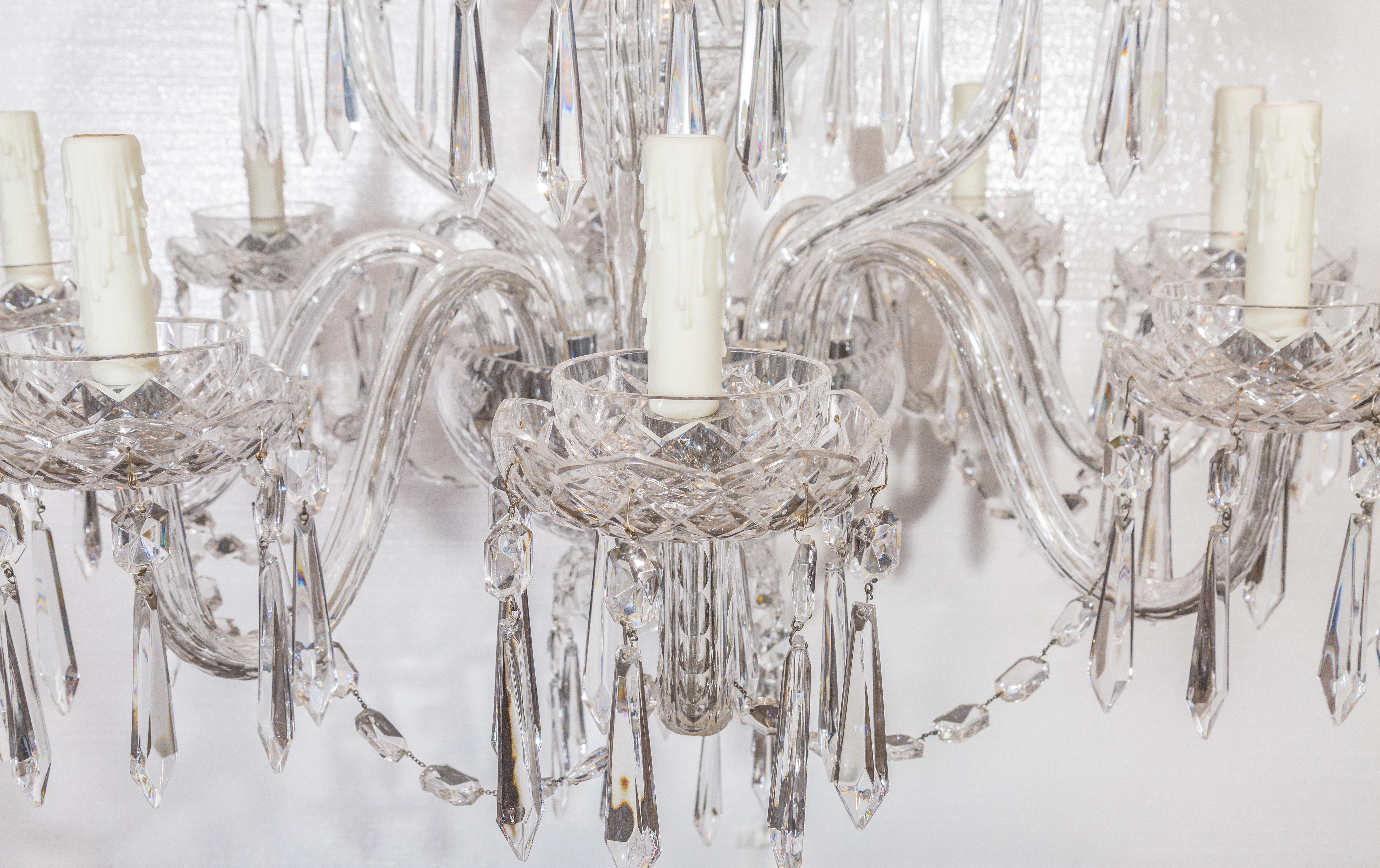 vintage waterford crystal chandelier