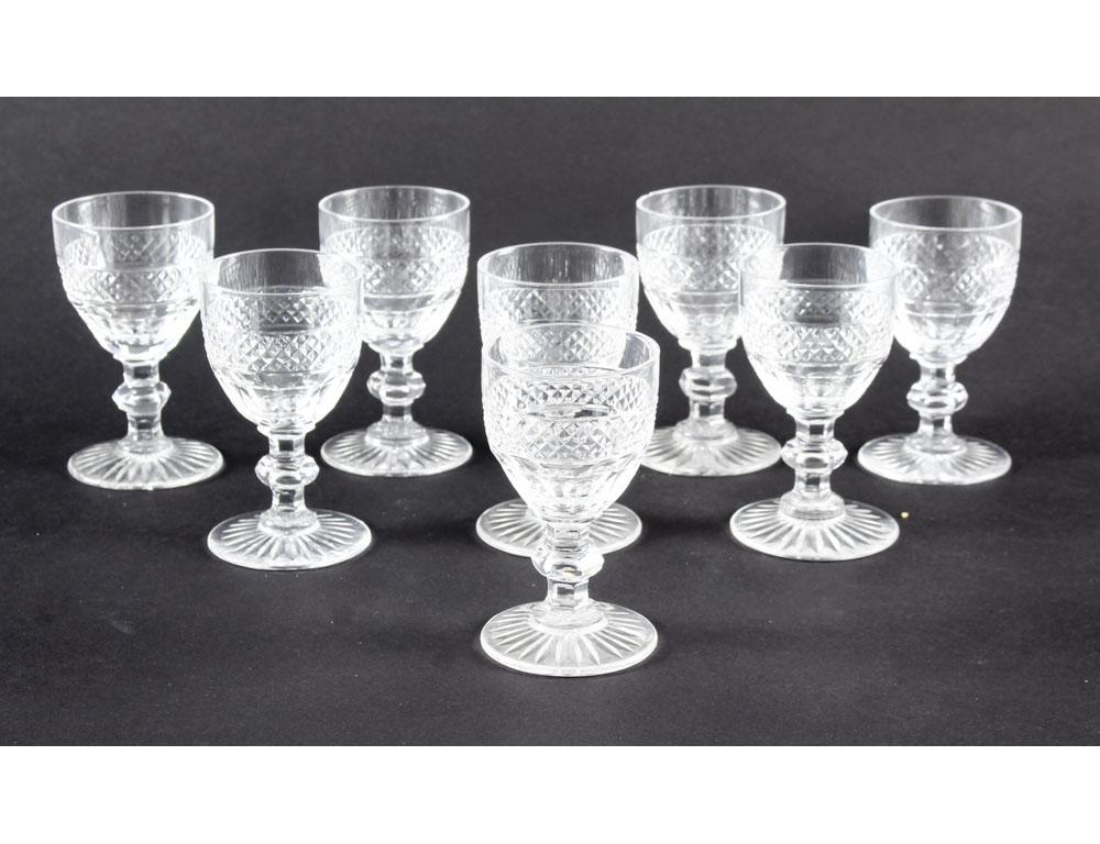 Antique Waterford Crystal Cut Glass 51 Piece Service, Early 20th Century 9