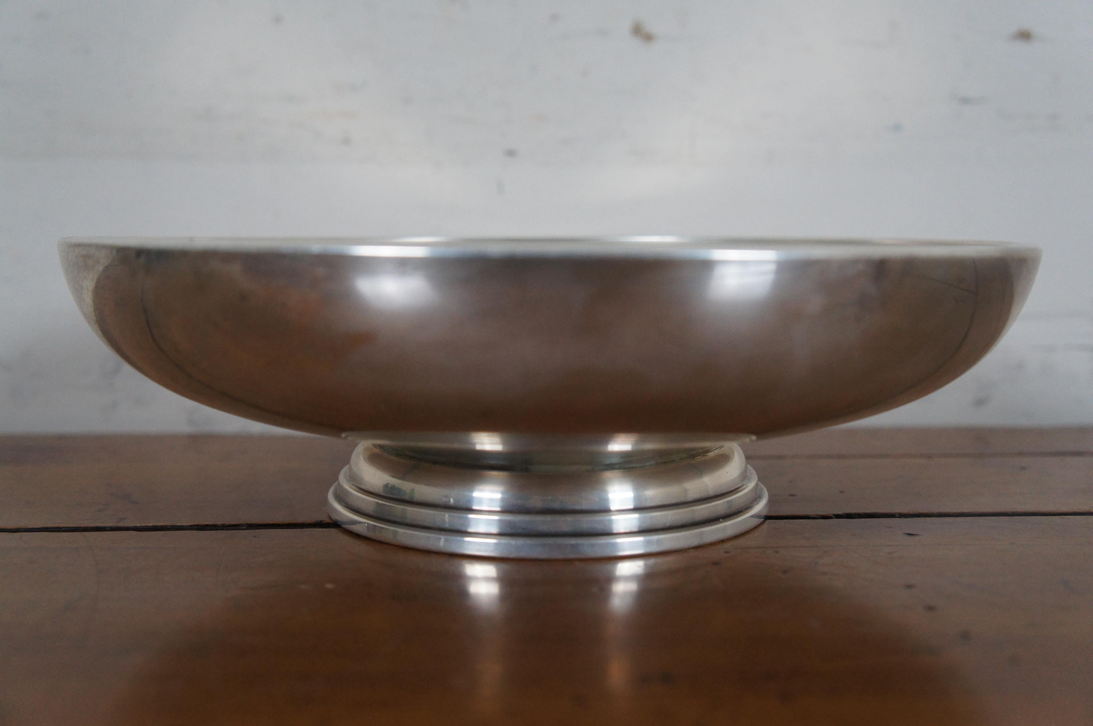 Antique Watson Sterling Silver Footed Centerpiece Compote Bowl B223 457g For Sale 2