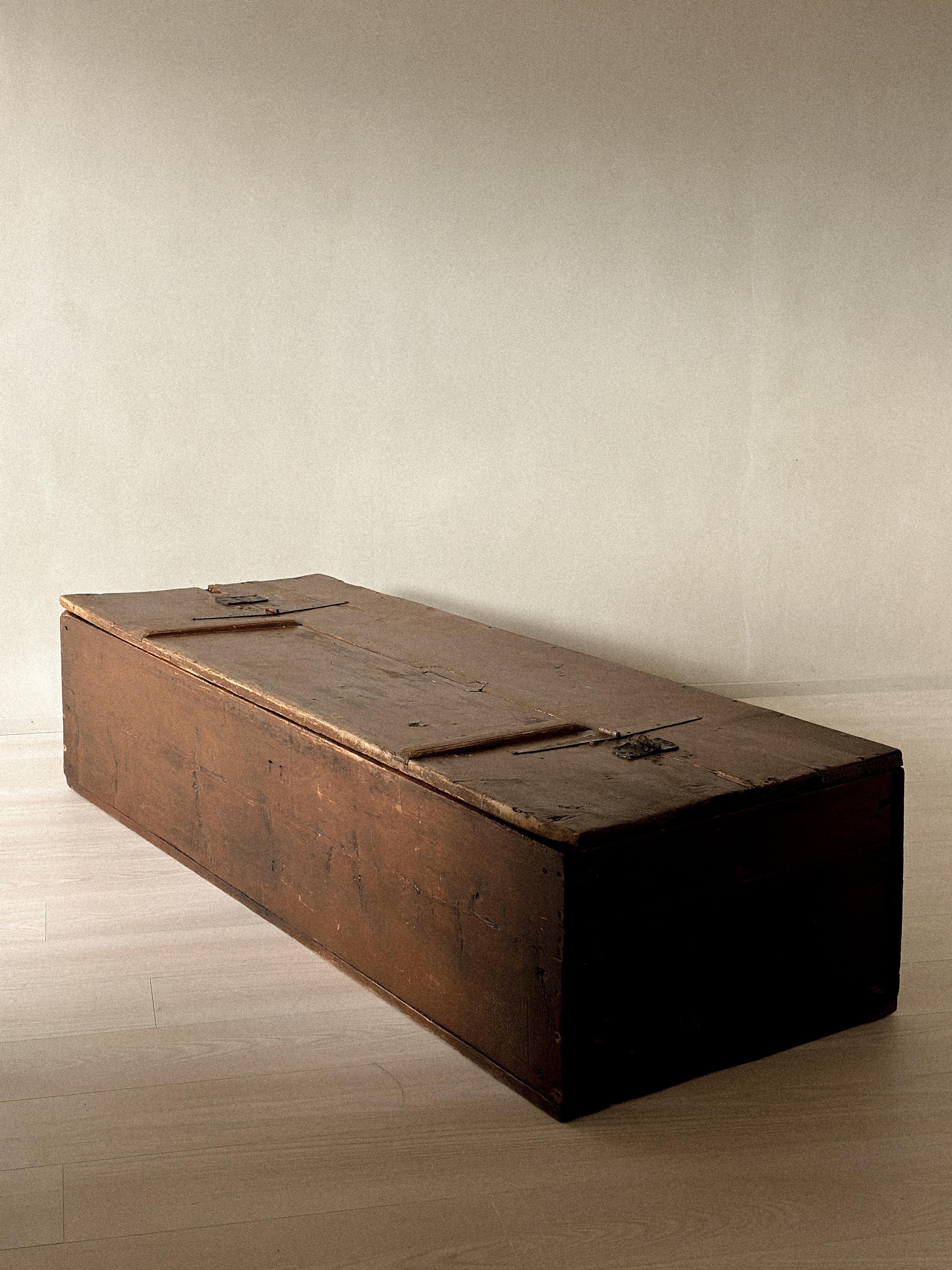 Romantic Antique Weapon Chest, Scandinavia, c. 1700s For Sale