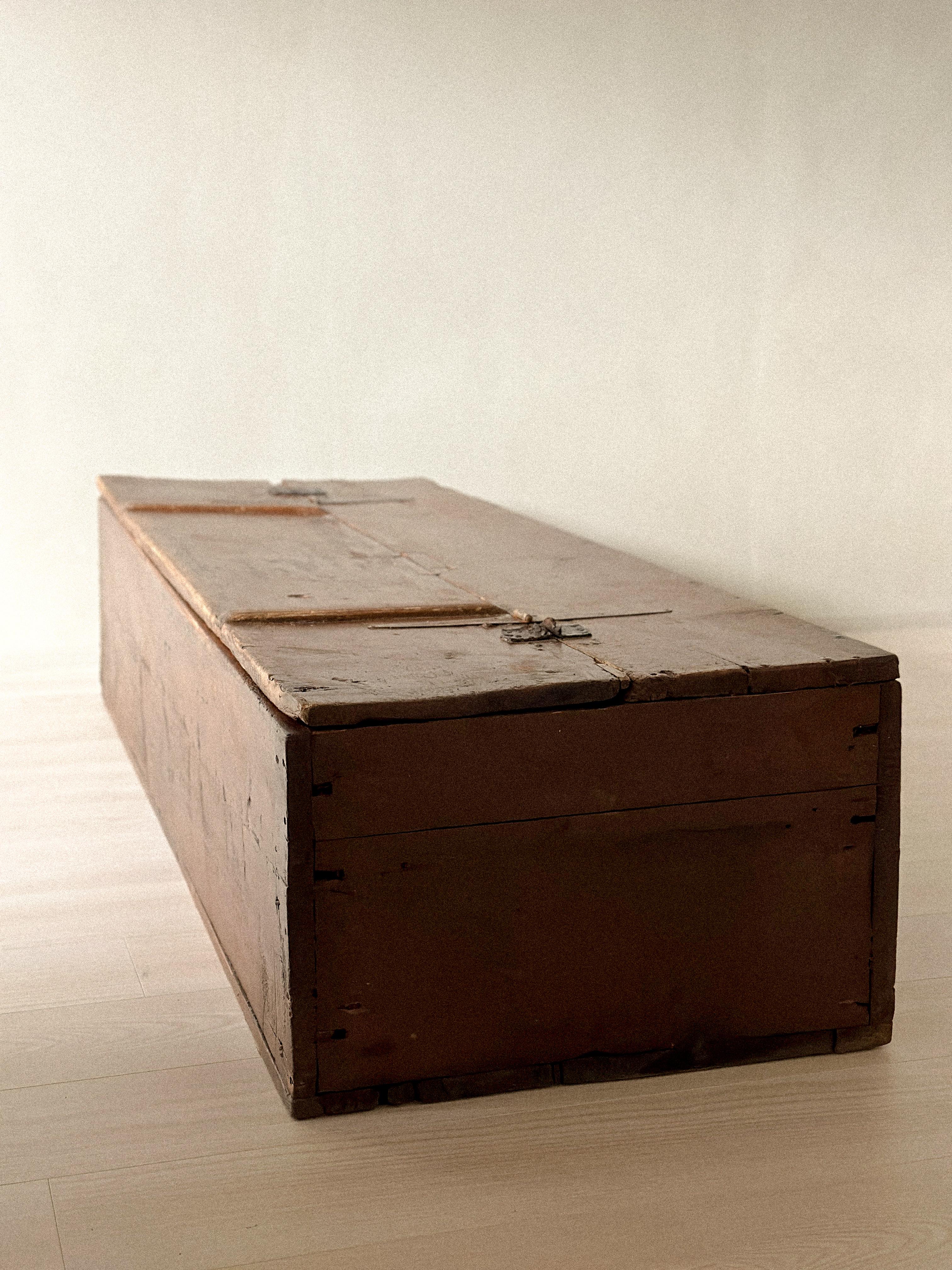 Hand-Crafted Antique Weapon Chest, Scandinavia, c. 1700s For Sale