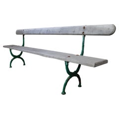 Used Weathered Distressed Garden Bench