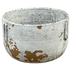 Antique Weathered Garden Planter with Handles - Rustic Mediterranean Charm