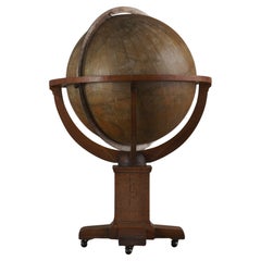 Antique Weber Costello 30" Floor Globe 1914-1924