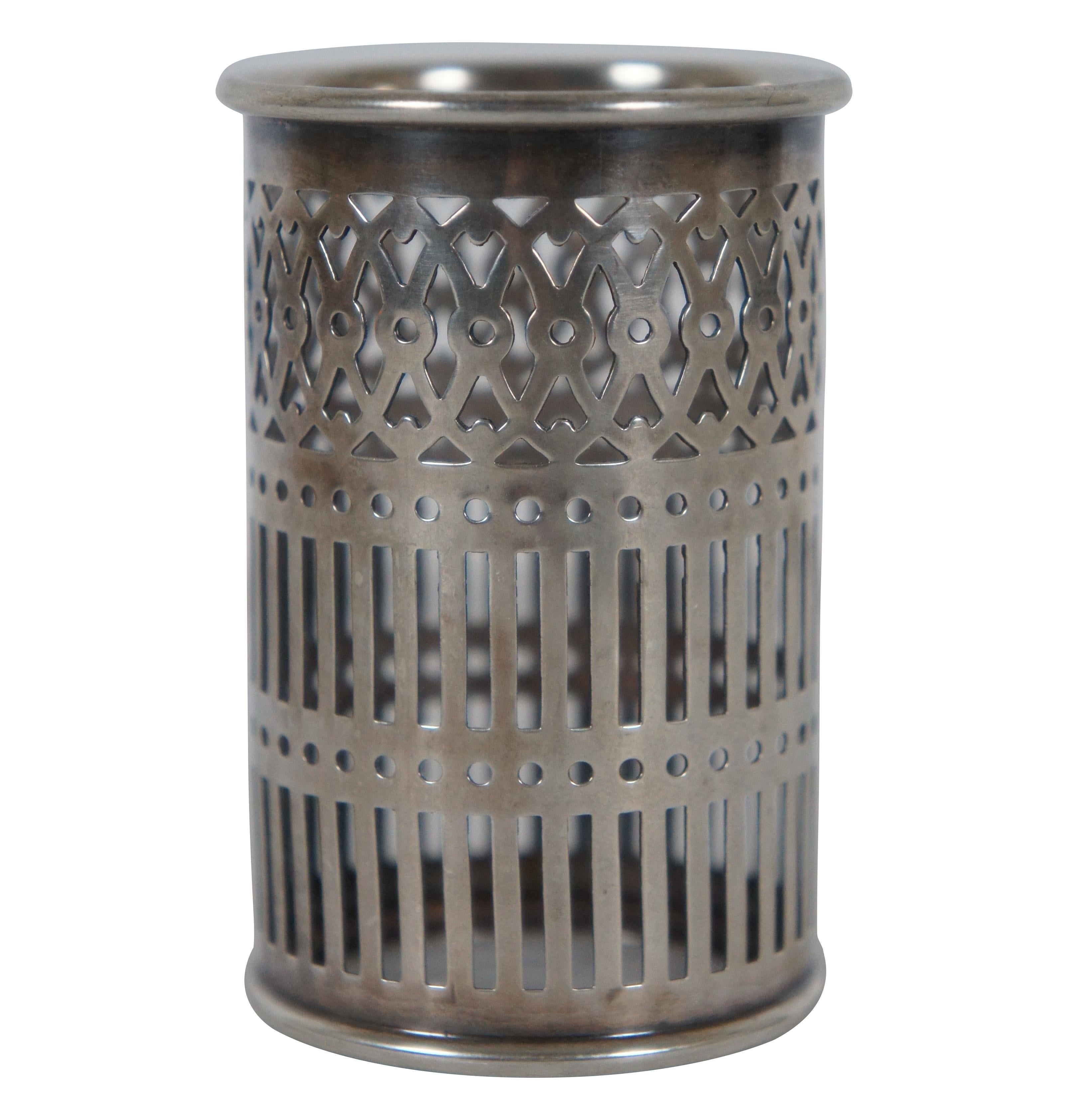 sterling silver toothpick holder