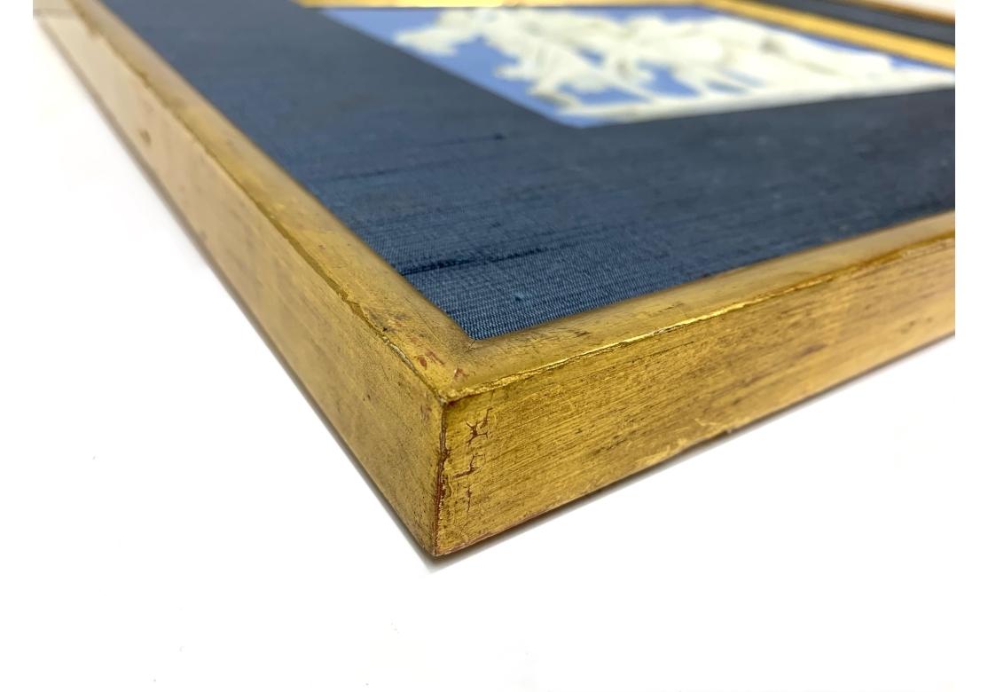 Antique Wedgwood Blue Jasperware Neoclassical Plaque For Sale 3