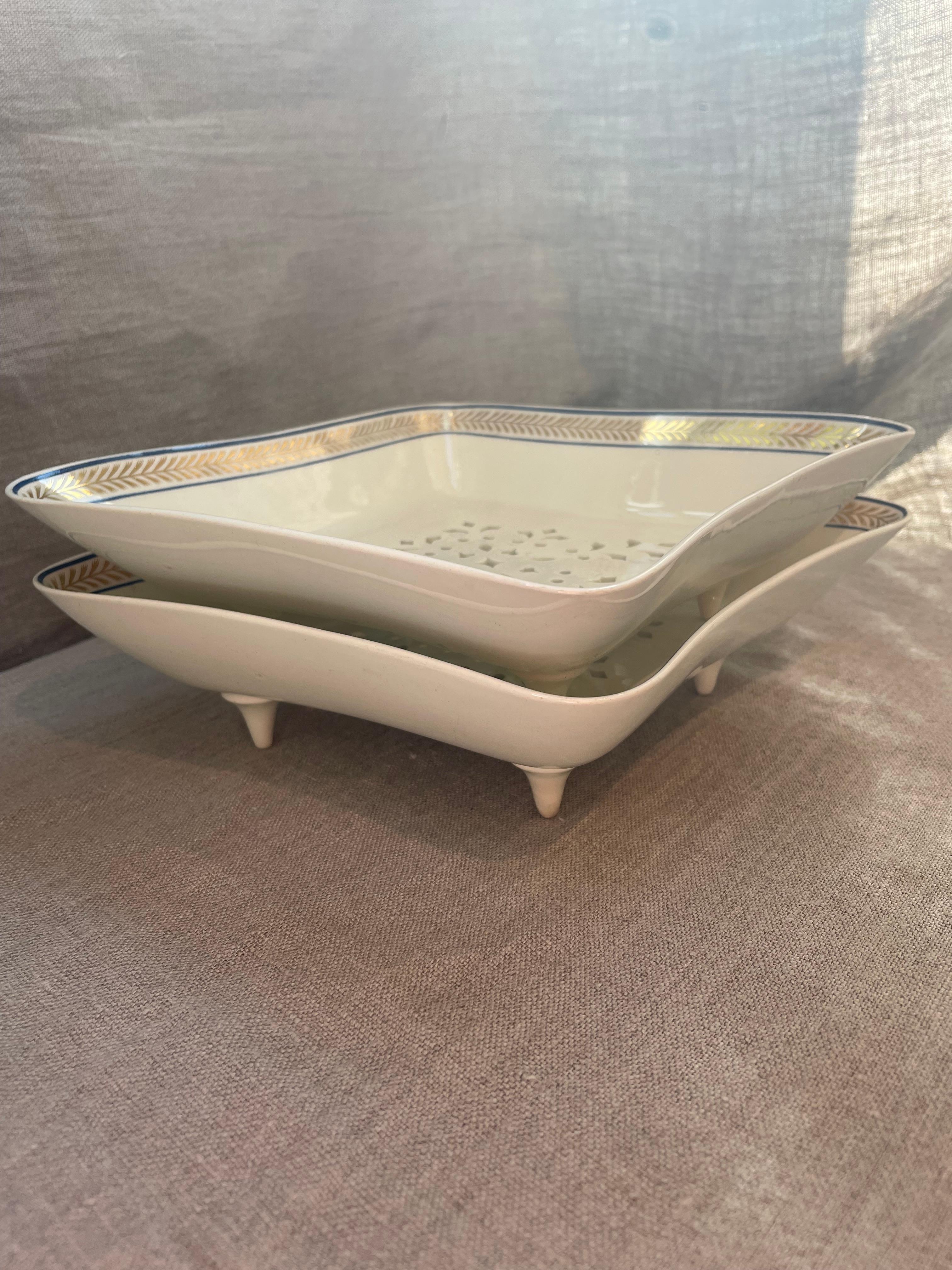 Anglais Service ancien de 15 pièces en Creamware de Wedgwood, Circa 1790-1810 en vente